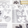 Premium Wachstuch extradick Rovereto grau IV 