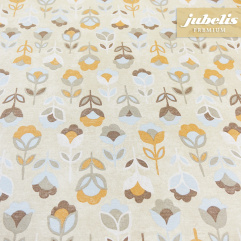 Beschichtete Baumwolle abwaschbar Sandria beige III 