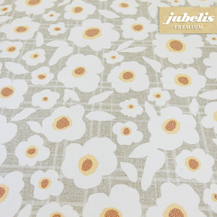 Beschichtete Baumwolle abwaschbar Uberta beige III 