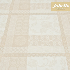 Beschichtete Baumwolle abwaschbar Victoria beige III 180 cm x 140 cm