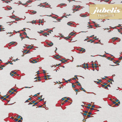 Beschichtete Baumwolle strukturiert Motifs natur III 