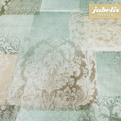 Premium Wachstuch extradick Avellino grn IV 160 cm x 140 cm Bauerntisch