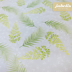 Premium Wachstuch extradick Bresso grau-grn IV 