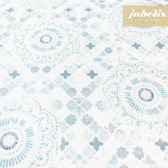 Premium Wachstuch extradick Pordenone hellblau IV 230 cm x 140 cm