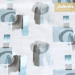 Premium Wachstuch extradick Salerno blau-grn IV 
