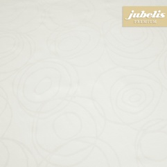 Textiler Luxus-Tischbelag Lana cremeweiß III 160 cm x 140 cm Bauerntisch
