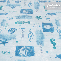 Wachstuch Sea Creatures blau P 