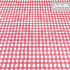 Wachstuch kariert rot N 