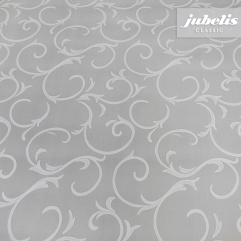 Wachstuch Ronda hellgrau N 240 cm x 140 cm f�r Biertische (auf Wunsch geteilt = 2 Decken)