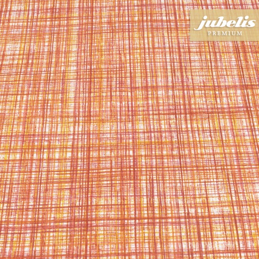 Beschichtete Baumwolle strukturiert Justus orange III 110 cm x 140 cm Kchentisch