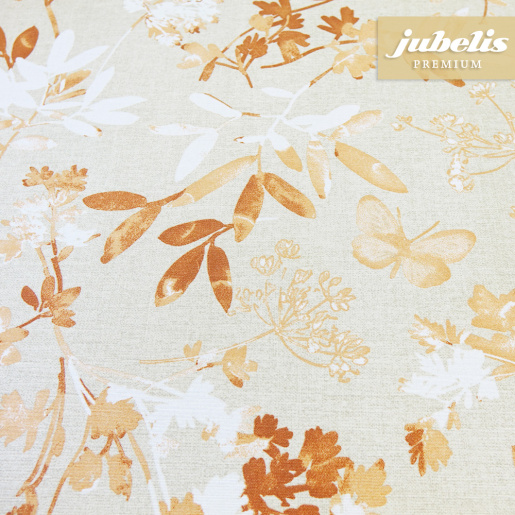 Beschichtete Baumwolle abwaschbar Yantia beige III