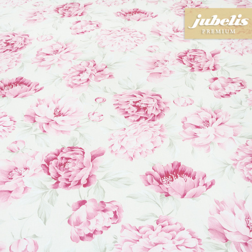 Beschichtete Baumwolle abwaschbar Floria creme III