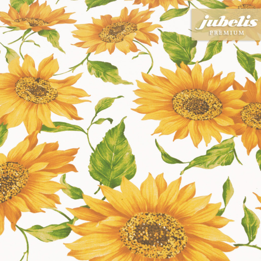 Beschichtete Baumwolle abwaschbar Sunflower III 160 cm x 140 cm Bauerntisch