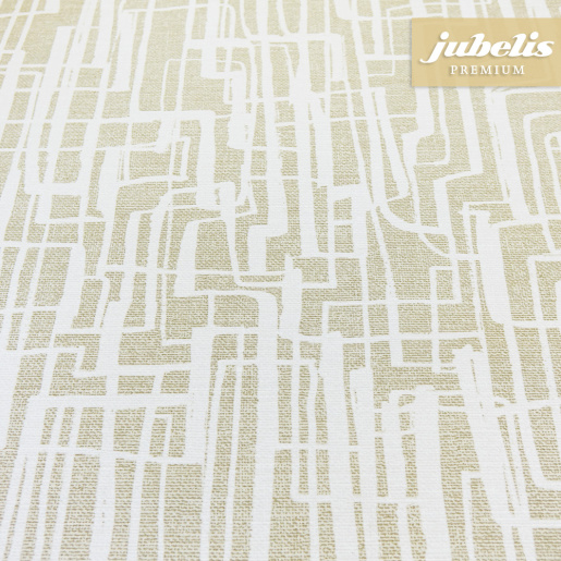 Beschichtete Baumwolle abwaschbar Enrika beige III