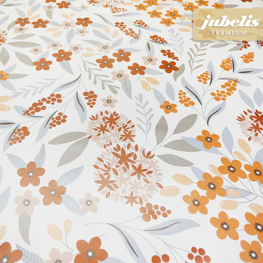 Premium Wachstuch extradick Muggia beige-braun IV