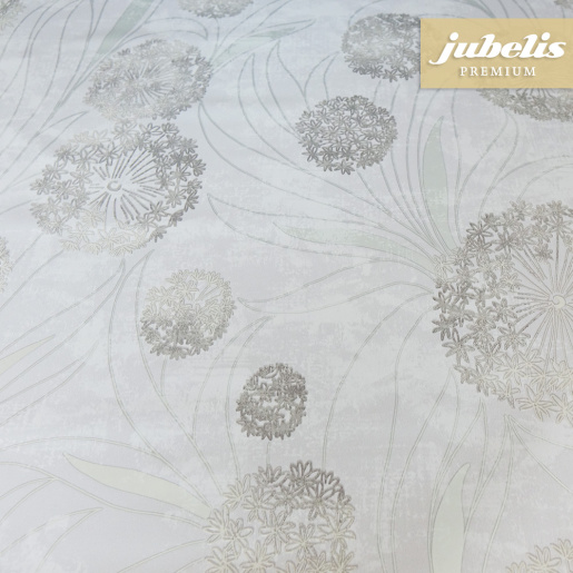 Premium Wachstuch extradick Stresa silbergrau IV