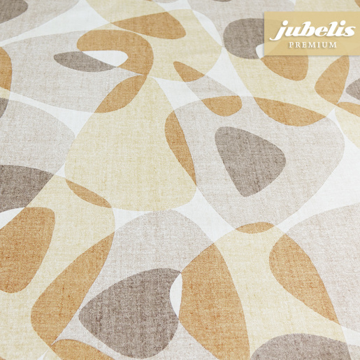 Premium Wachstuch extradick Meda braun IV