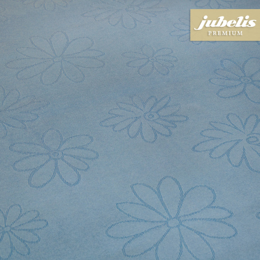 Textiler Luxus-Tischbelag Messina pastellblau III 200 cm x 140 cm