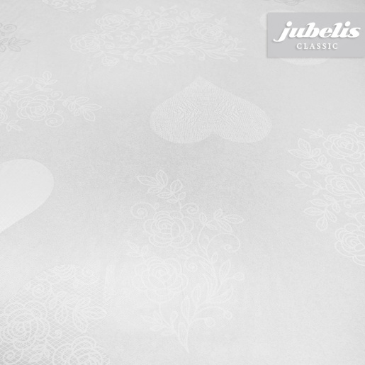 Wachstuch Christel silber II 2000 cm x 140 cm komplette Rolle-Sonderpreis