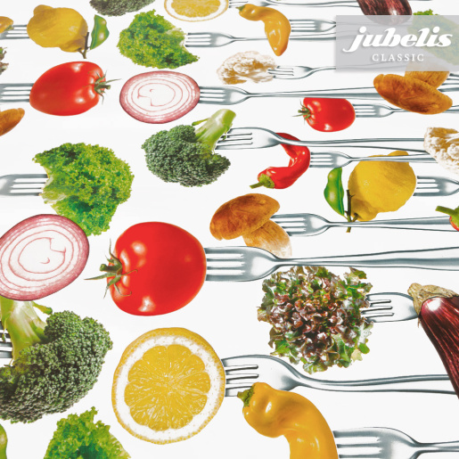 Wachstuch Gemse Vegetables II 160 cm x 140 cm Bauerntisch