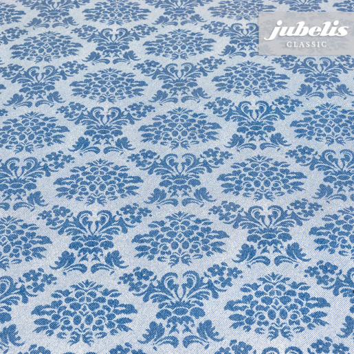 Wachstuch Ornament blau M
