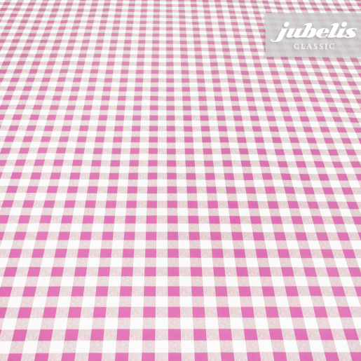 Wachstuch kariert pink II