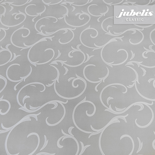 Wachstuch Ronda hellgrau N 240 cm x 140 cm f�r Biertische (auf Wunsch geteilt = 2 Decken)