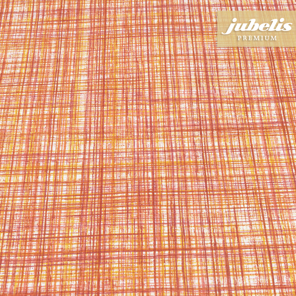 jubelis®  Beschichtete Baumwolle strukturiert Justus orange III