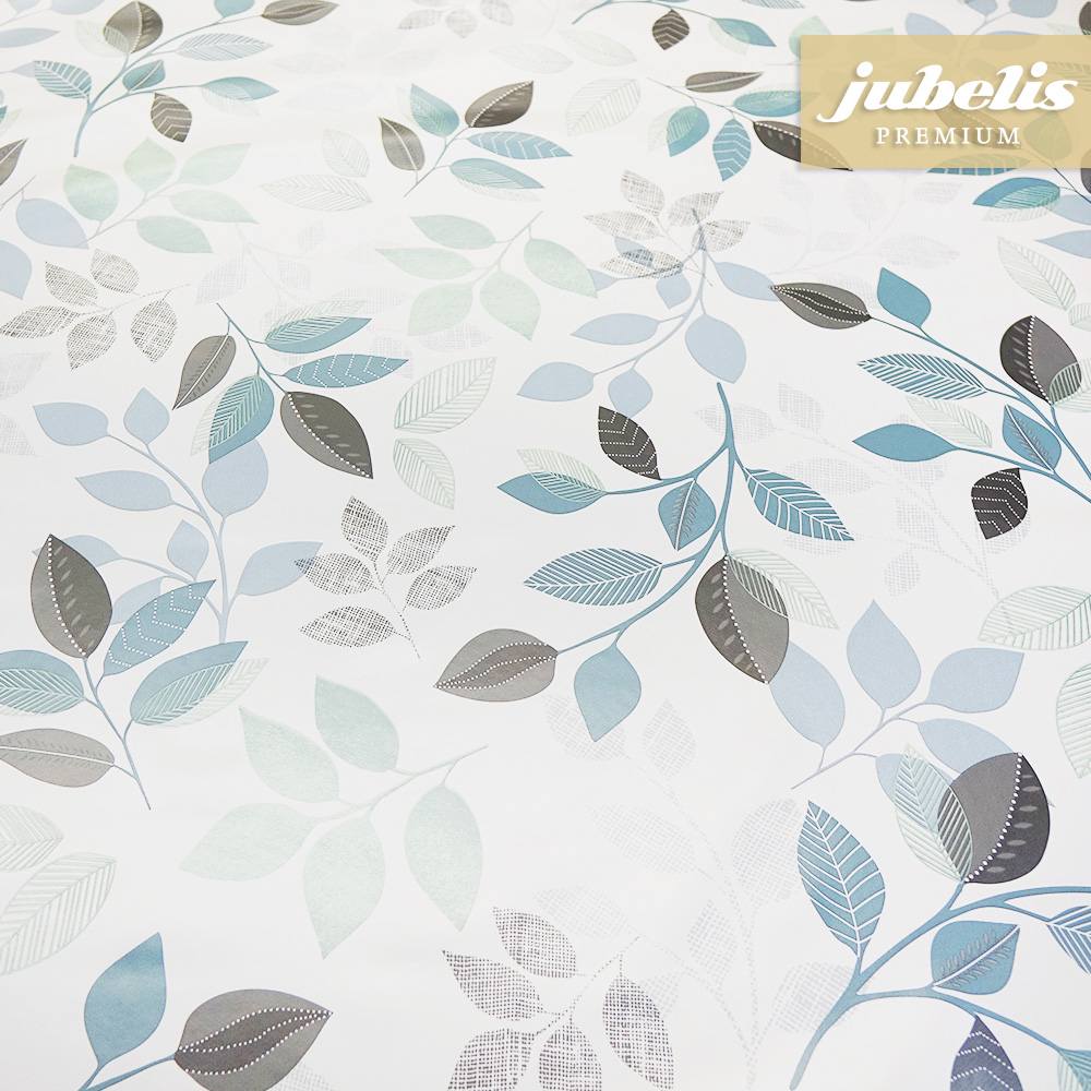 Premium Wachstuch extradick Cervia hellgrau-t�rkis IV