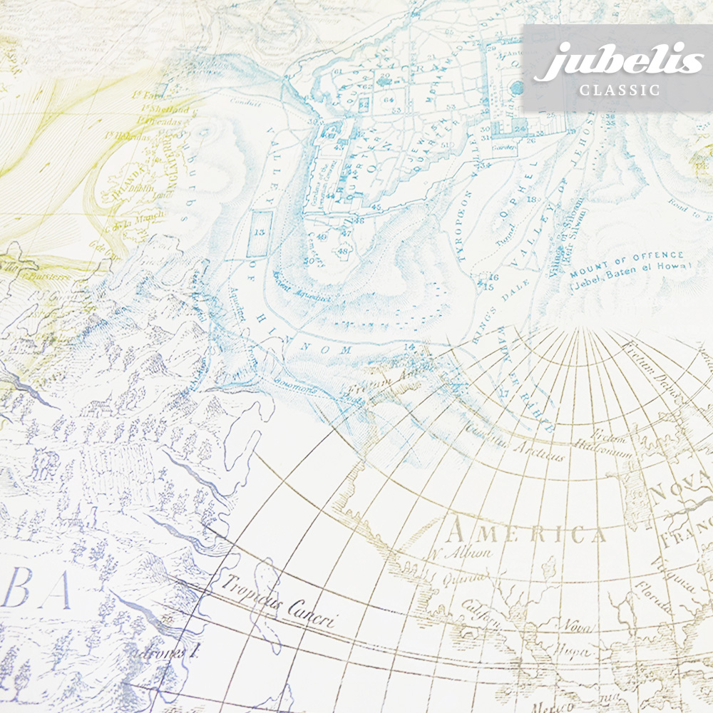 Wachstuch World Map N