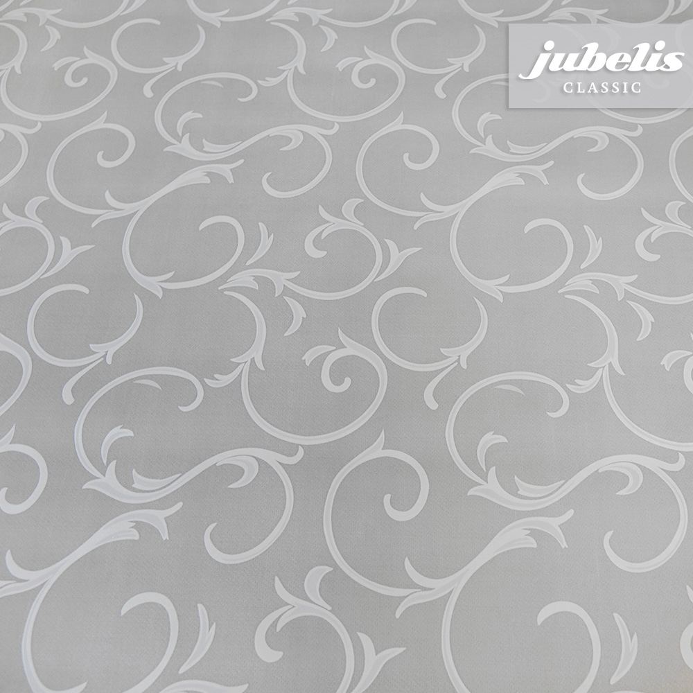 Wachstuch Ronda hellgrau N 240 cm x 140 cm f�r Biertische (auf Wunsch geteilt = 2 Decken)