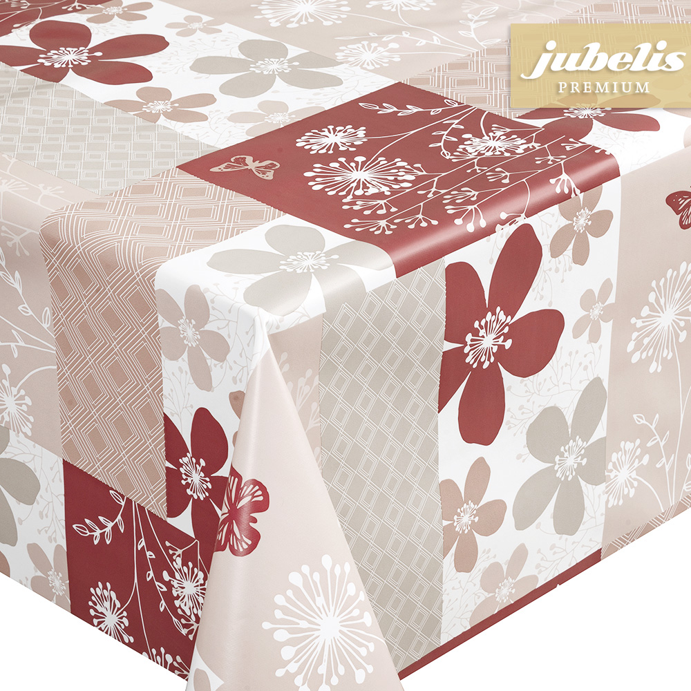 jubelis® | Premium Wachstuch extradick Cosenza bordeaux IV